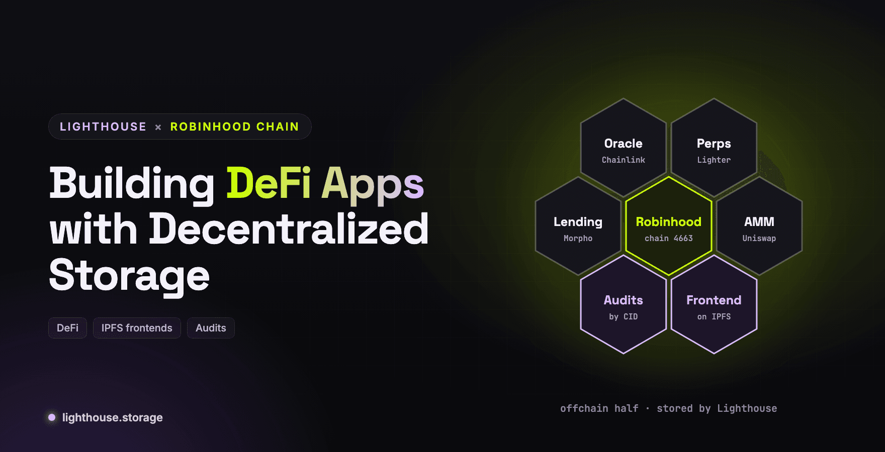 Building DeFi Apps on Robinhood Chain with Decentralized Storage