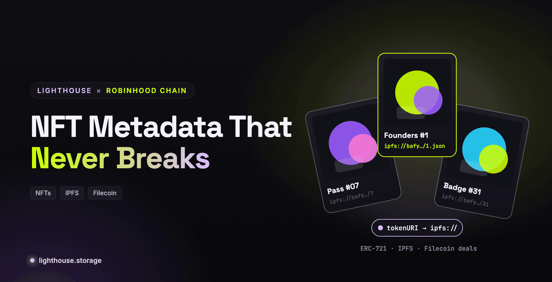 NFT Metadata on Robinhood Chain That Never Breaks