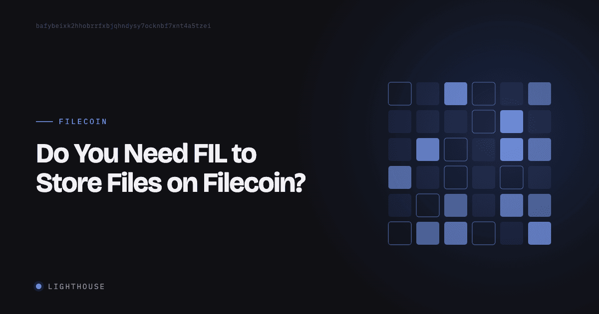 Do You Need FIL to Store Files on Filecoin