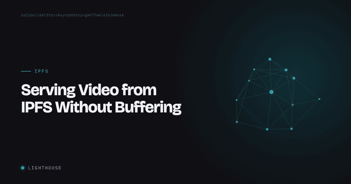 Serving Video from IPFS Without Buffering