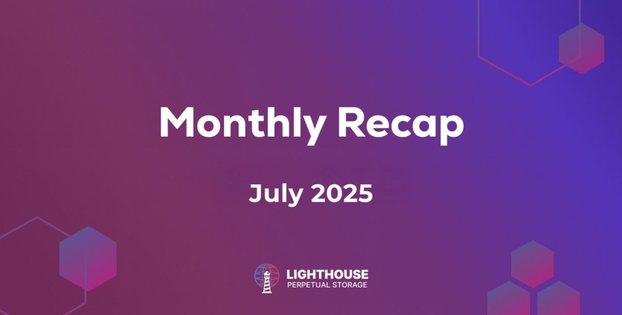Lighthouse July 2025 Update – Real Infra, Real Recognition, Real Builders
