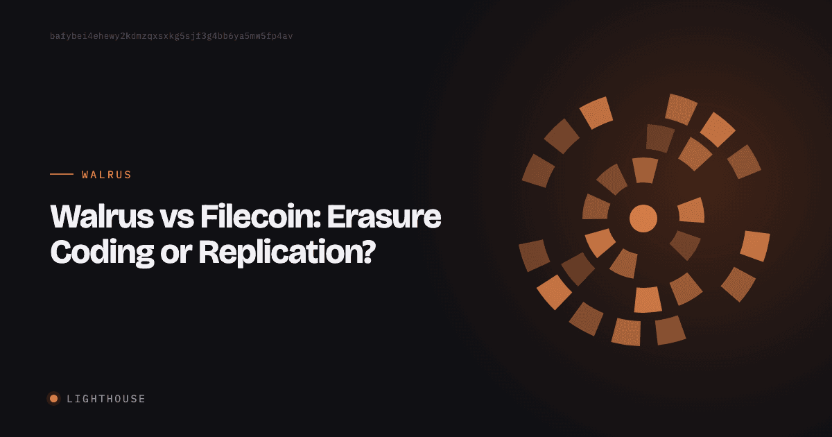 Walrus vs Filecoin: Erasure Coding or Replication?
